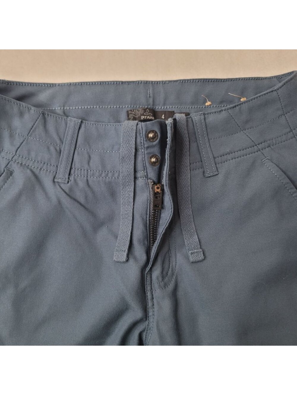prAna Halle Women's Blue Stretch Nylon Regular Pants Size 4 - Picture 3 of 11